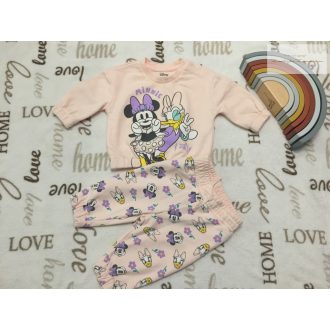   Disney at Primark 3-6 hó 62-68 cm rózsaszín, Minnie  mintás pamut lány szett --újszerű,hibátlan