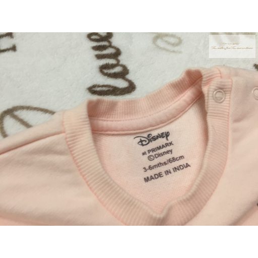 Disney at Primark 3-6 hó 62-68 cm rózsaszín, Minnie  mintás pamut lány szett --újszerű,hibátlan