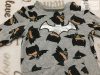 Batman 3-6 hó 68 cm szürke, Batman logós pamut fiú szabadidő szett - újszerű,hibátlan