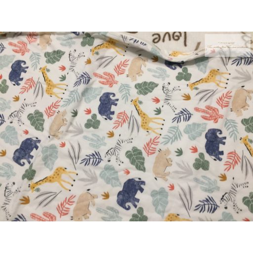 John LEwis 18-36 hó 80-95 cm színes állat mintás vékony pamut fiú hálózsák - újszerű- 0,5 TOG