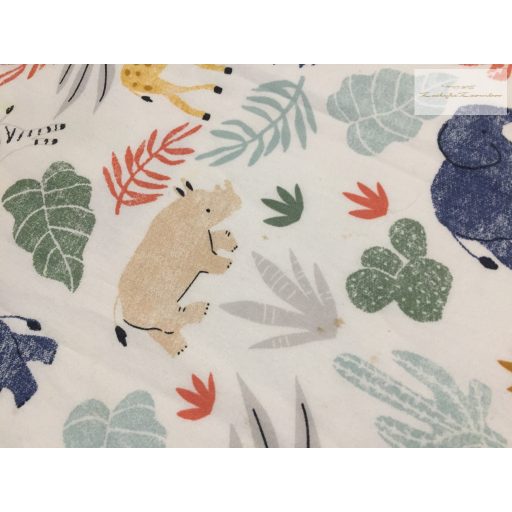 John LEwis 18-36 hó 80-95 cm színes állat mintás vékony pamut fiú hálózsák - újszerű- 0,5 TOG