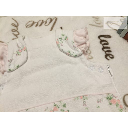 Next 0-6 hó 56-68 cm apró virágmintás- fodros lány hálózsák - új, csak lecímkézve- 2,5 TOG