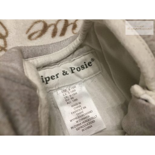 Piper§Posie 6-12 hó szürke csillag mintás közepesen vastag 1,5 Tog hálózsák - újszerű,hibátlan