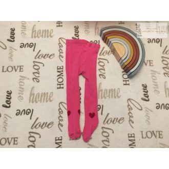   Mothercare 6-9 hó 9 kg rózsaszín, piros szív mintás lány harisnía-újszerű