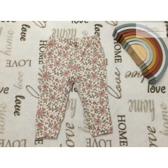 Disney at C§A 9-12 hó 80 cm virágmintás pamut lány nadrág - újszerű,hibátlan   Disney at C§A 9-12 hó 80 cm virágmintás pamut lány nadrág - újszerű,hibátlan