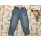 Denim 4-5 év 110 cm paperbag derekú, bő szabású farmer lány nadrág újszerű,hibátlan