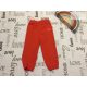 Adidas 12-18 hó 80-86 cm  piros pamut nadrág - újszerű,hibátlan
