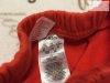 Adidas 12-18 hó 80-86 cm  piros pamut nadrág - újszerű,hibátlan