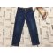 Denim 5-6 év 110-116 cm  pamut béléses,  puha pamutos farmer anyagú lány nadrág  - újszerű,hibátlan