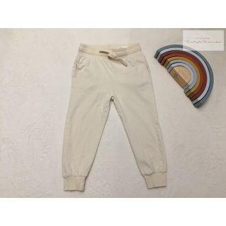   H§M 3-4 év 104 cm bézs vékony pamut fiú nadrág/jogger -új, szettet bontottam