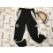 Adidas 9-10 év 140 cm fekete fiú sport nadrág- újszerű,hibátlan