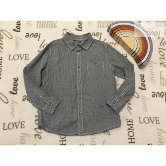   Original Marines 6-7 év 116-122 cm fekete-fehér apró kockás fiú ing újszerű,hibátlan