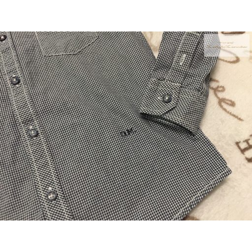 Original Marines 6-7 év 116-122 cm fekete-fehér apró kockás fiú ing újszerű,hibátlan