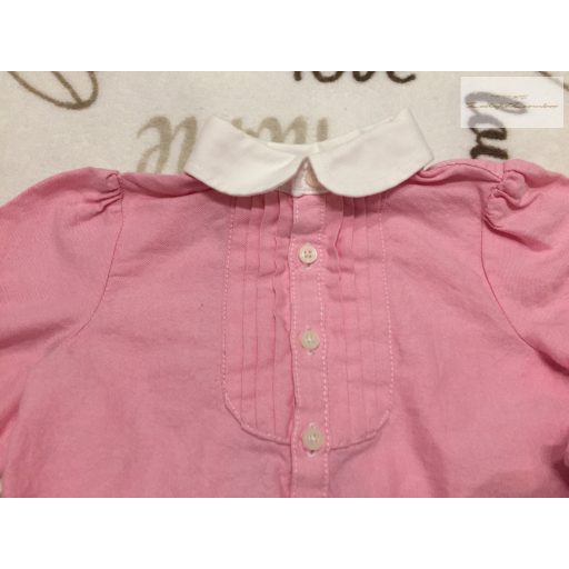 Ralph Lauren 9 hó 74 cm rózsaszín alkalmi/ elegáns lány ing - újszerű,hibátlan