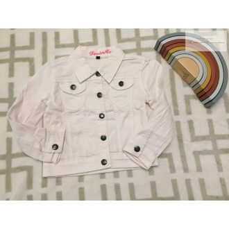   Denim 6-7 év 122 cm farmer lány kabát - újszerű,hibátlan