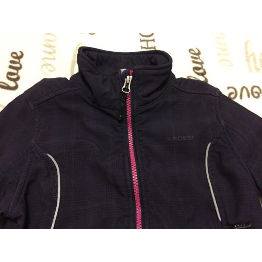 K§L Ruppert Rossi 116-122 cm lila fekete polár béléses lány softshell kabát