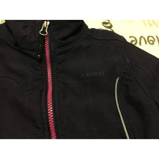 K§L Ruppert Rossi 116-122 cm lila fekete polár béléses lány softshell kabát