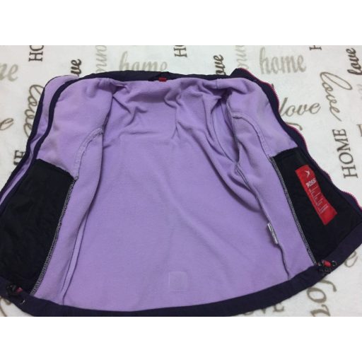 K§L Ruppert Rossi 116-122 cm lila fekete polár béléses lány softshell kabát