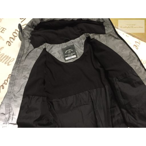 George 8-9 év 128 -134 -cm világosabb és sötétebb szürke polár béléses fiú téli kabát újszerű,hibátlan