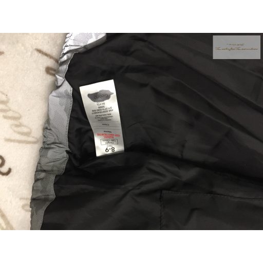 George 8-9 év 128 -134 -cm világosabb és sötétebb szürke polár béléses fiú téli kabát újszerű,hibátlan