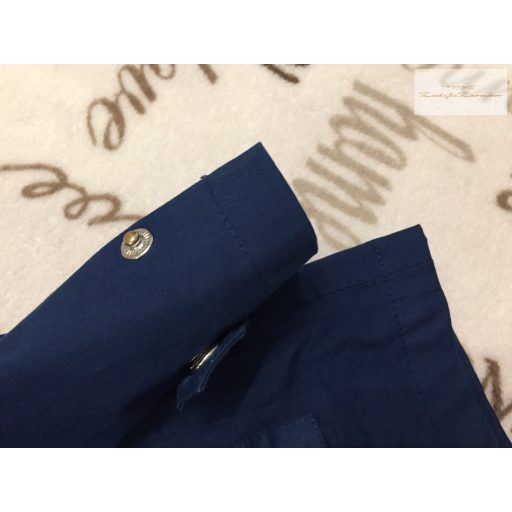 Gelert 9-10 év 140 cm kék - narancssárga fiú átmeneti kabát vékony pamut béléssel - újszerű,hibátlan