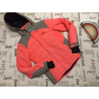   Protest 12 év 152 cm rózsaszín-fekete-fehér lány síkabát - újszerű,hibátlan