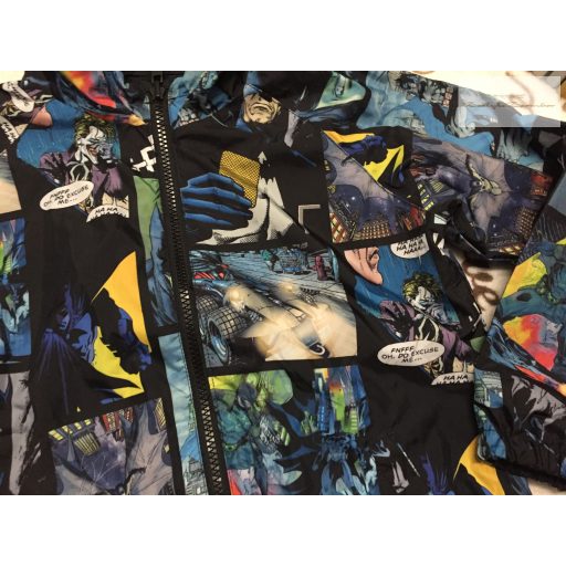Batman 5-6 év 110-116 cm Batman mintás mindkét oldalán hordható fiú széldzseki - újszerű,hibátlan