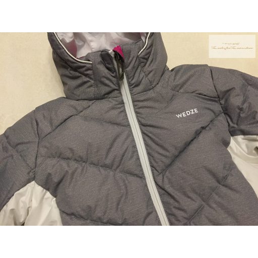 Decathlon Wedze 10 év 140 cm szürke - fehér  síkabát -újszerű