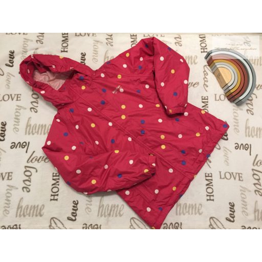 Regatta 11-12 év 152 cm színes pöttyös vastag átmeneti lány kabát- újszerű,hibátlan