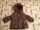 Matalan 3-6 hó 62-68 cm barna cipzáros gombos kívül orkános belül puha polár béléses szőrmés kapucnis lány kabát