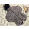 Matalan 9 év 134 cm kék, virágmintás polár béléses átmeneti lány kabát-újszerű,hibátlan