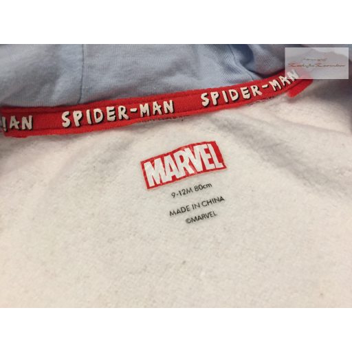 Marvel 9-12 hó 74-80 cm Spiderman mintás pamut fiú kezeslábas/ all in - új, átnőtt, csak lecímkézve