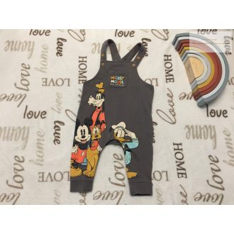   Disney 3-6 hó 62-68 cm Mickey - Pluto - Donald mintás pamut fiú kantáros nadrág -újszerű,hibátlan