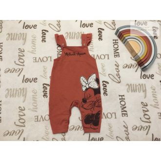   Disney 3-6 hó 62-68 cm Minnie mintás pamut lány kantáros nadrág-  újszerű,hibátlan