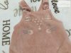 George 0-3 hó 56-62  cm rózsaszín, cica fej mintás puha polár lány  tipegő/ rugdalózó - újszerű,hibátlan
