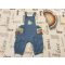Mothercare 3-6 hó 62-68 cm fodros, kiskacsa mintás belül pamut lány kantáros nadrág-újszerű,hibátlan