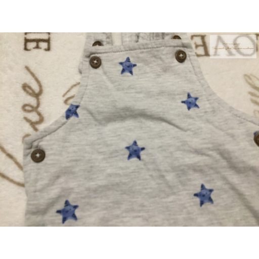 F§F up to 3 month  62 cm 6 kg  kék csillagos vékony pamut fiú kantáros rövidnadrág- újszerű,hibátlan