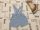 Nutmeg 3-6 hó 62-68  cm kék - fehér csíkos puha pamut fiú kantáros rövidnadrág újszerű,hibátlan
