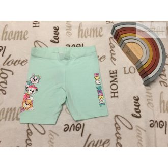   PP at Primark 5-6 év 110-116 cm zöld, Sky-Marshall-Everest mintás pamut lány rövid legging - újszerű,hibátlan