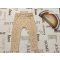 River Island 12-18 hó 80-86 cm bézs, szürke mintás pamut lány legging újszerű,hibátlan