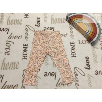   Primark 6-9 hó 74 cm apró virágmintás pamut lány  legging- újszerű,hibátlan