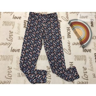 Matalan 10 év 140 cm színes virágmintás  pamut lány legging - újszerű,hibátlan   Matalan 10 év 140 cm színes virágmintás  pamut lány legging - újszerű,hibátlan