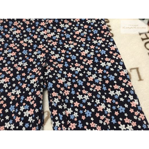 Matalan 10 év 140 cm színes virágmintás  pamut lány legging - újszerű,hibátlan