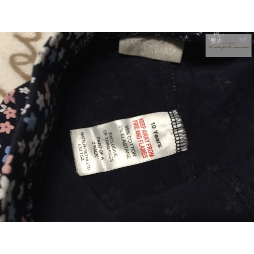 Matalan 10 év 140 cm színes virágmintás  pamut lány legging - újszerű,hibátlan