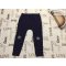 Fred§Flo 2-3 év 98 cm kék, térdein csillag mintás pamut fiú legging -újszerű,hibátlan