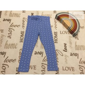   George 2 - 3 év   92 - 98  cm kék, fehér apró virágmintás pamut lány  legging - új, szettet bontottam