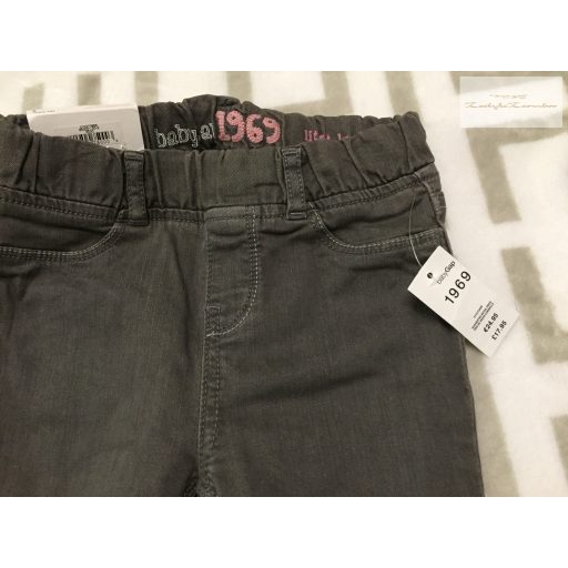 Baby GAP 5 év 110 cm szürke vékonyabb farmer lány legging/ jegging - új, címkés