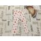 Pure baby 12-18 hó 80-86 cm gomba-makk - levél mintás bordázott pamut lány legging - újszerű,hibátlan