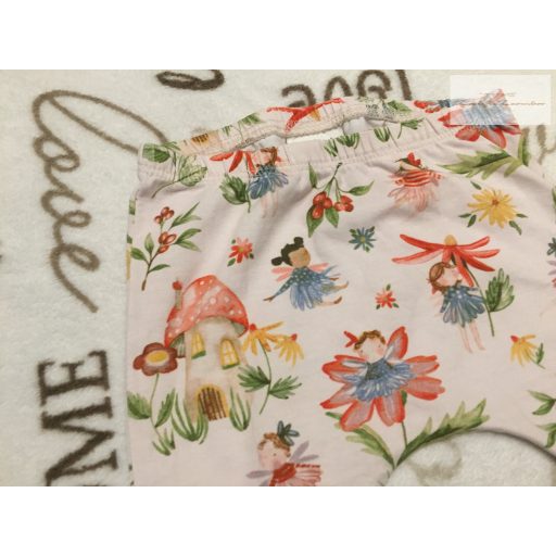 Next 3-6 hó  68 cm gomba- tündér mintás vékony pamut lány legging -újszerű, hibátlan