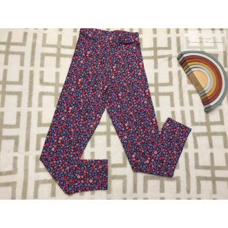   Nutmeg 10-11 év 140-146 cm színes virágmintás pamut lány legging - új, szettet bontottam